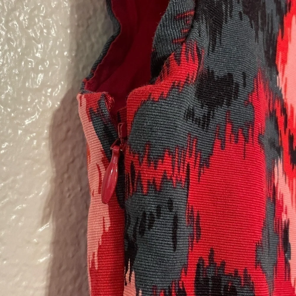 Gap kids girls red rose floral dress fit and flare watercolor print short sleeve